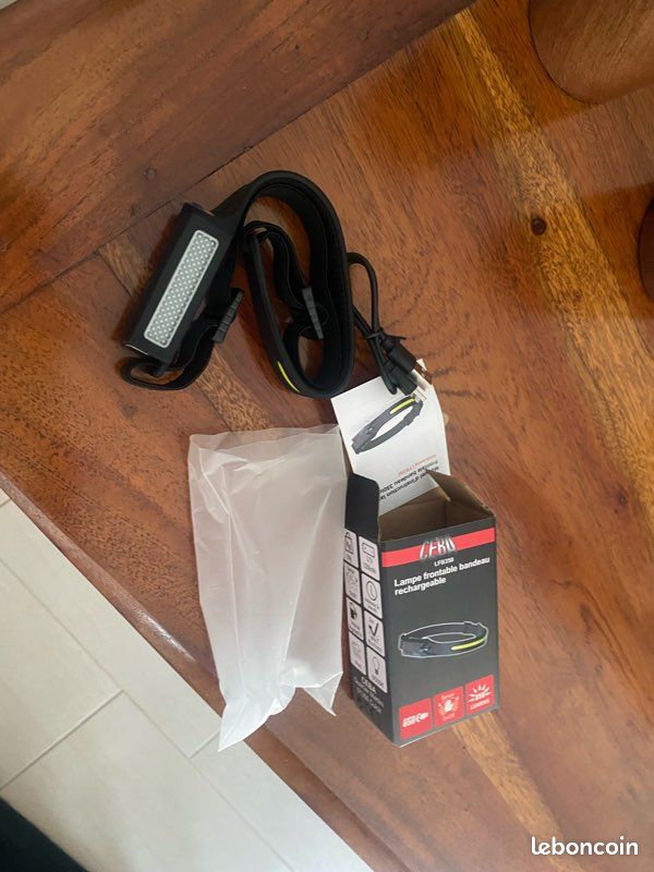 Lampe frontale bandeau rechargeable 350 lumens Neuve (image 5)