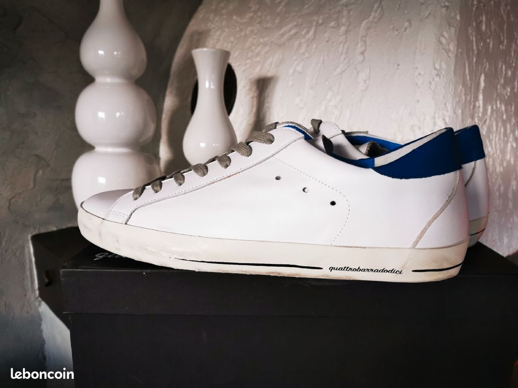 Sneakers cuir QUATTROBARRADODICCI (NEUVE) valeur 199 (image 1)