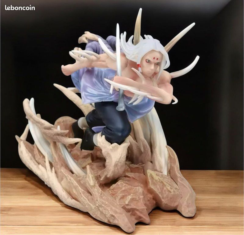 Figurine Naruto Kimimaro – 27 Cm, édition Shikotsu Maku, PVC, état Endommagé