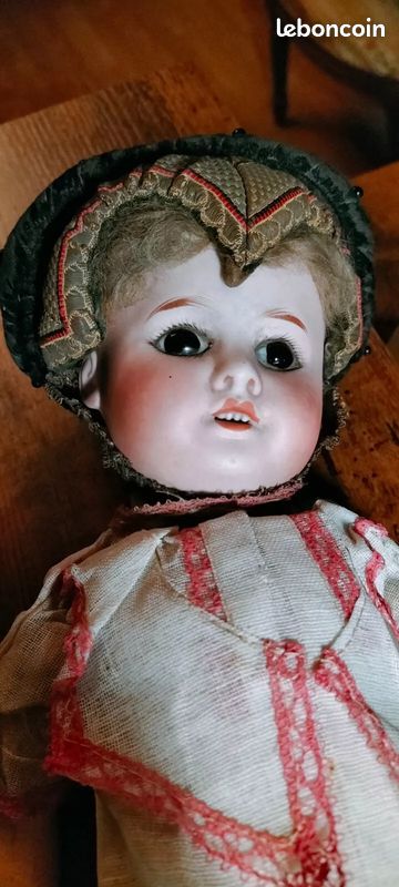 TETE POUPEE ANCIENNE repro : BÉBÉ CARACTÈRE SFBJ MOULE 236 paris EUR 135,00 - FR