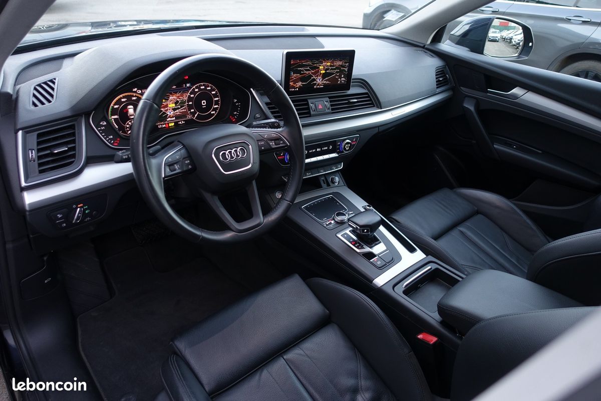 Q5 50 Tfsi e Quattro S-Tronic Hybride Rechargeable 299ch Virtual cockpit/Cuir sport chauffant/Grd Gps/Carplay/Attelage/1*Main/Garantie 12 mois (image 10)