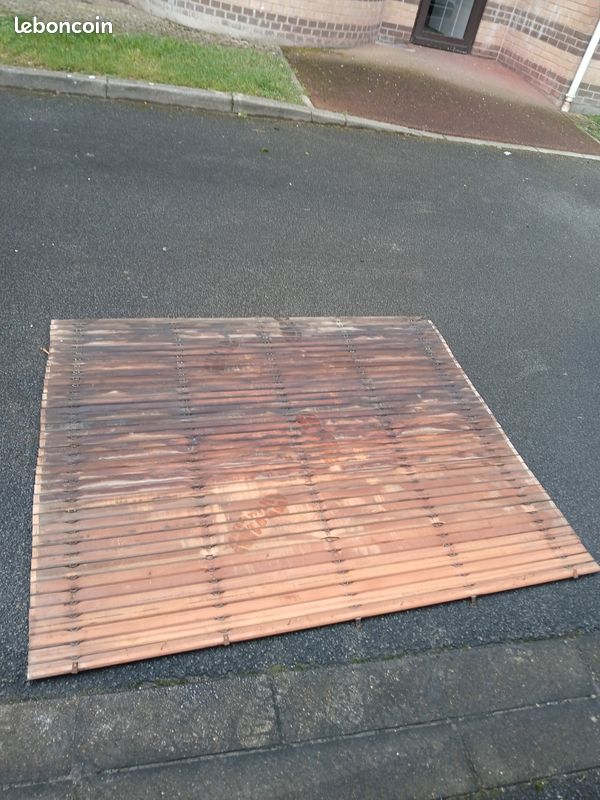 Tablier en bois volet roulant (image 3)
