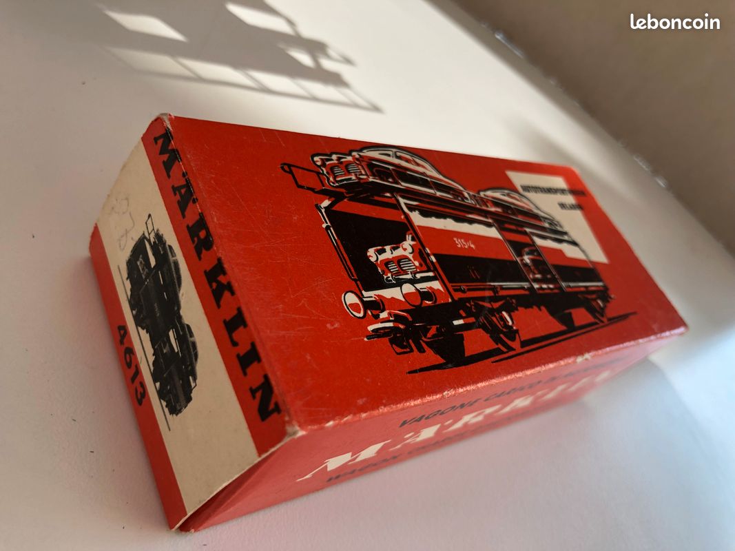 Märklin H0 46133 - Wagon Transport De Voitures (Années 70, Analogique, AC)