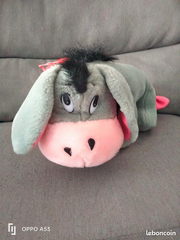 Peluche Ane gris (image 2)