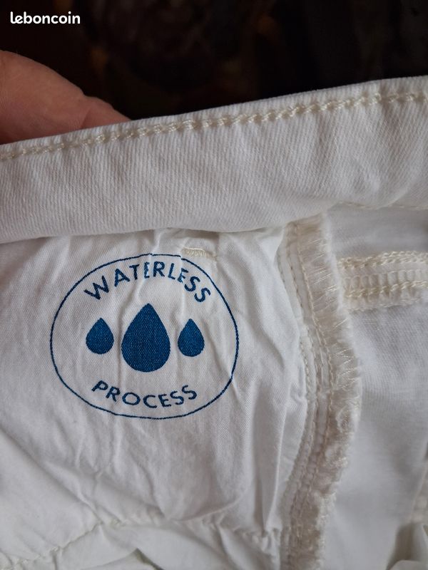 Pantalon femme blanc t.40 Camaïeu (image 4)