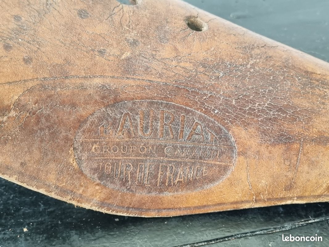 SELLE ANCIENNE DE vélo en cuir White Star Croupon EUR 25,00 - FR