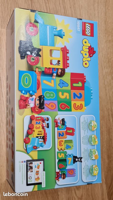 Lego Duplo - Train des chiffres avec boîte (image 1)