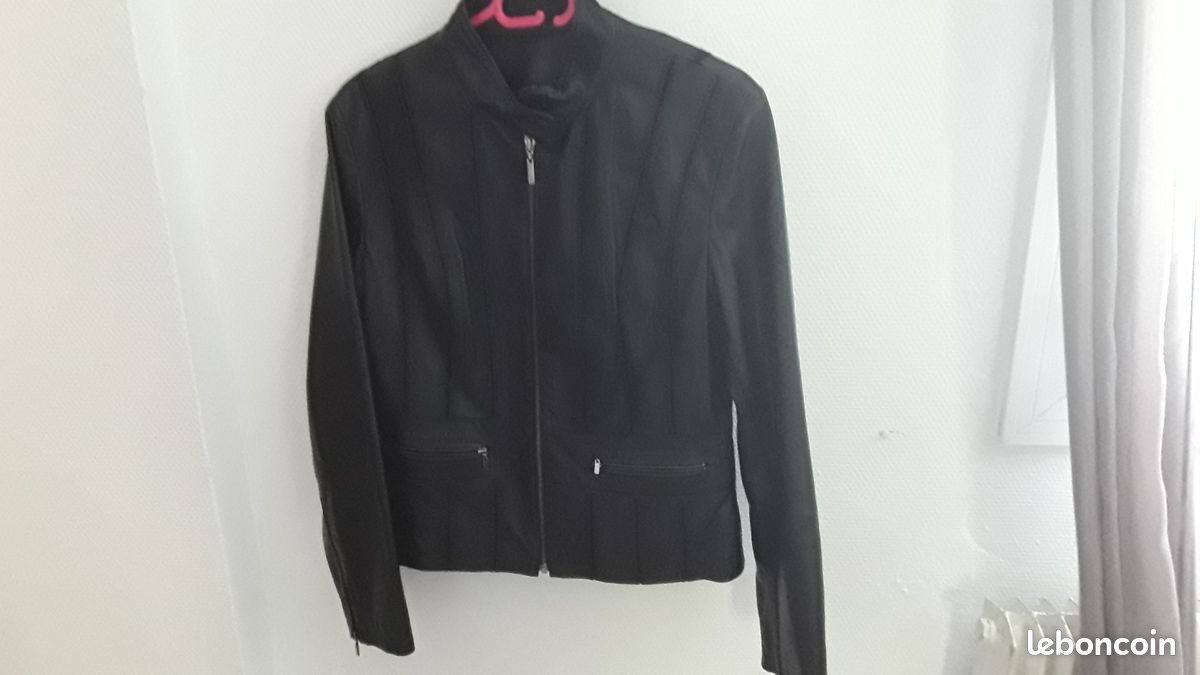 Blouson cuir femme (image 1)