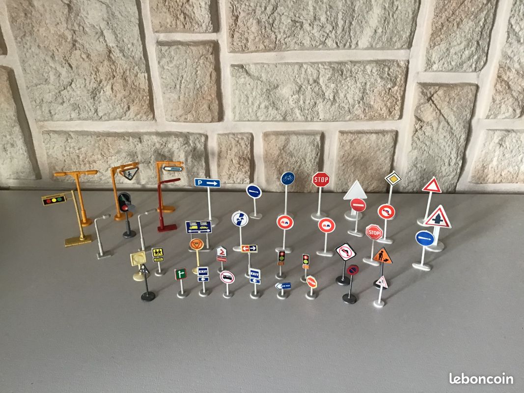 Lot de 60 accessoires "chantier - bâtiment public" - plastique - pour diorama ou modélismes (image 5)