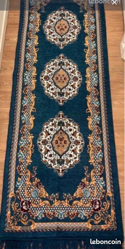 Joy - Tapis long couloir en velours - Rouge Brillant