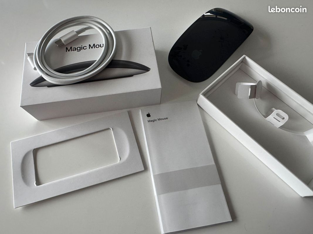 Souris Sans Fil Apple Magic Mouse 2 noir (image 2)