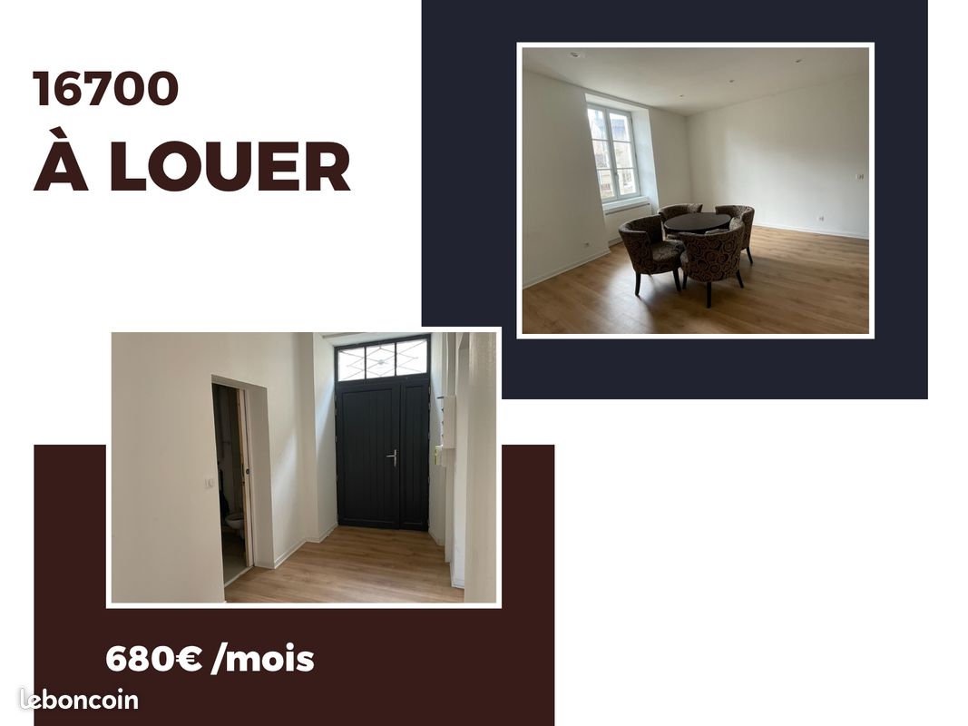Appartement 3 pièces 70 m² · à Ruffec · 70 m² · 700 €