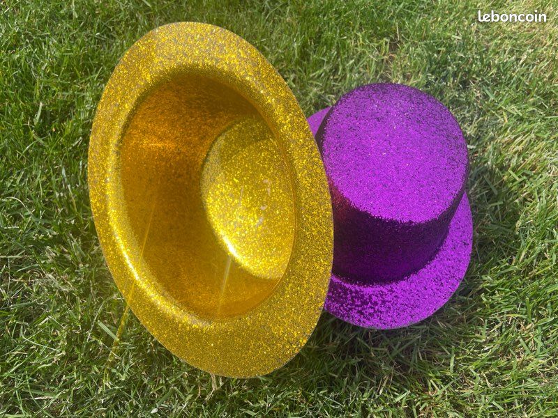 Lot 2 chapeaux de fête pailletés (image 2)