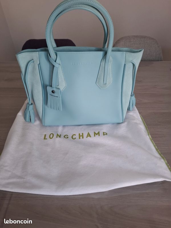 Sac Longchamp Penelope bleu clair Neuf (image 1)