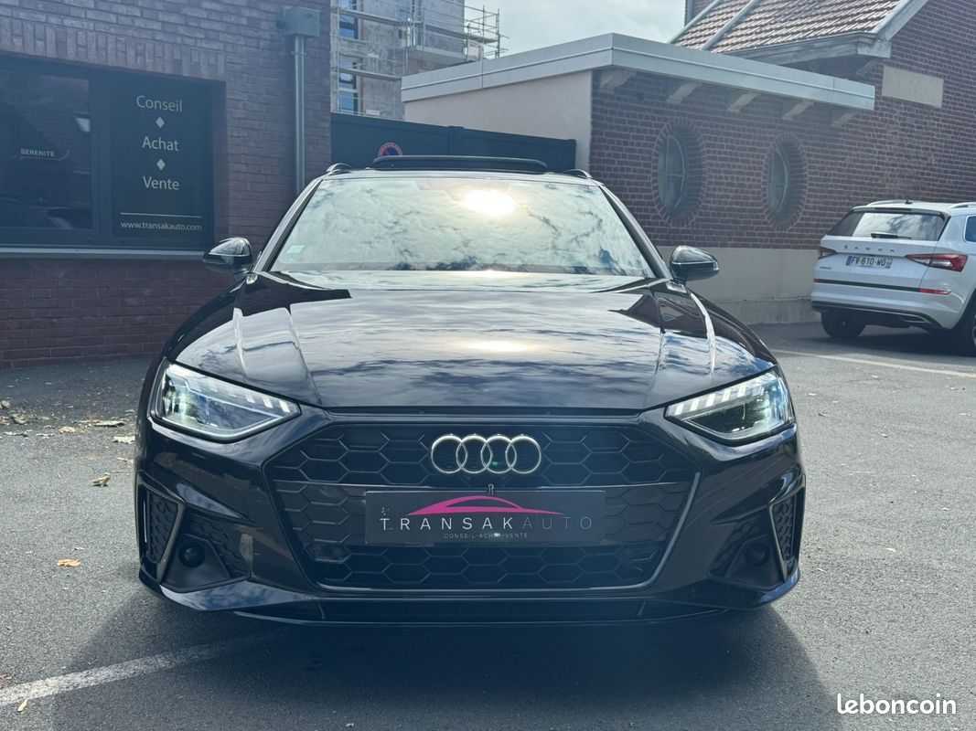 AUDI A4 AVANT 40 TDI 204 ch S tronic 7 S line / Apple CarPlay / Toit ouvrant panoramique (image 8)