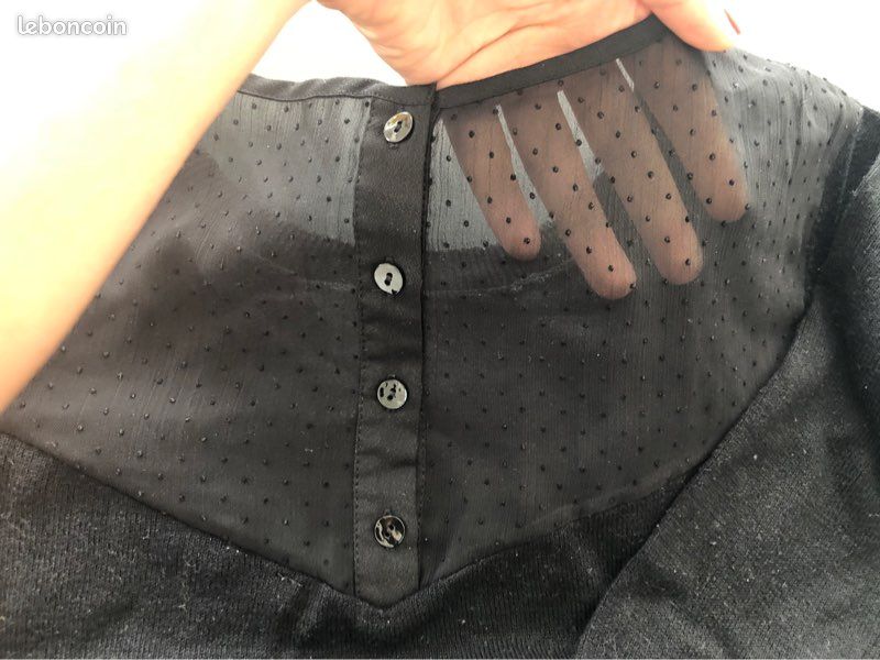 Pull fins noir (image 1)