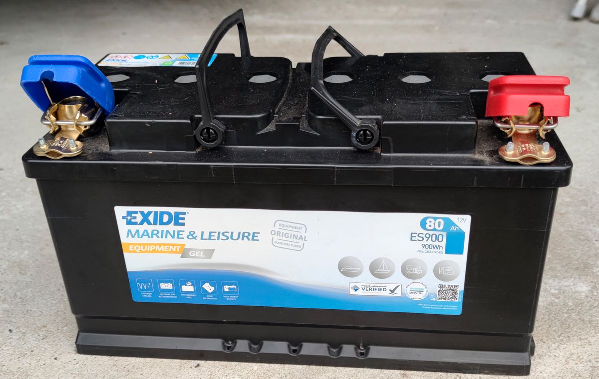 Batterie gel 80 ah decharge lente camping car - Équipement caravaning