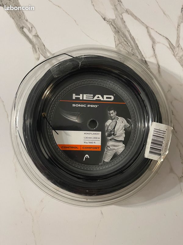 Produktbild von Reel Head Sonic Pro Black 200m - Extreme Tennis EN
