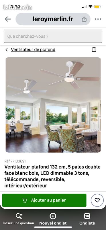 Ventilateur plafond (image 9)