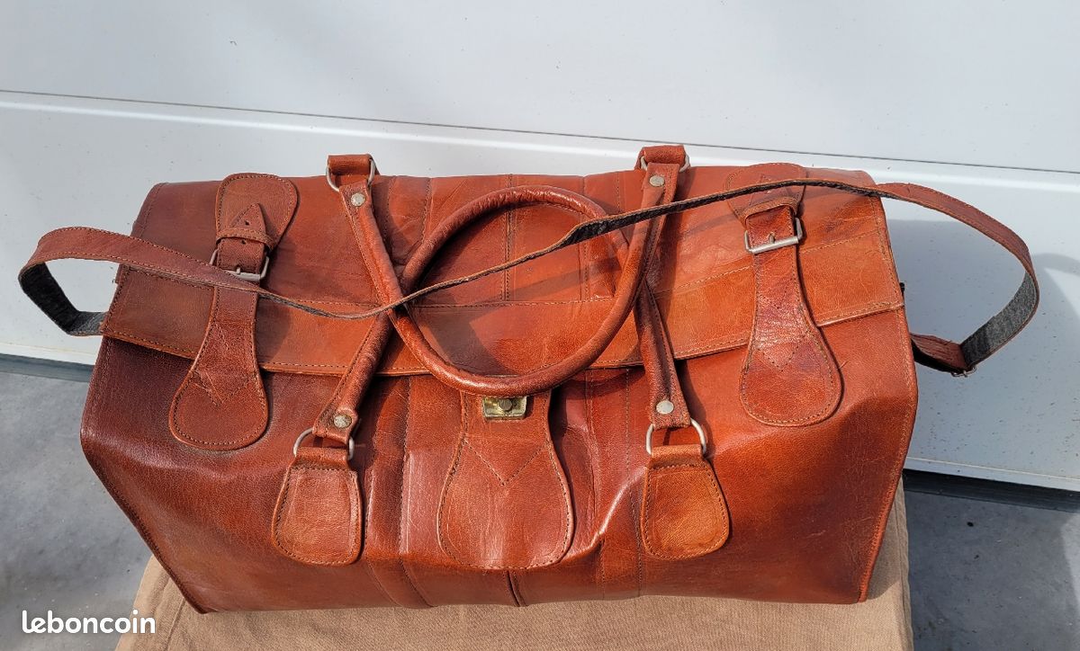 Medical Waste Sac De Voyage Cuir Marron Sacs à Bandoulière En Cuir - Main Image