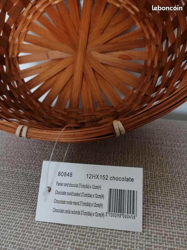 Panier rond 27cm de diamètre NEUF (image 4)