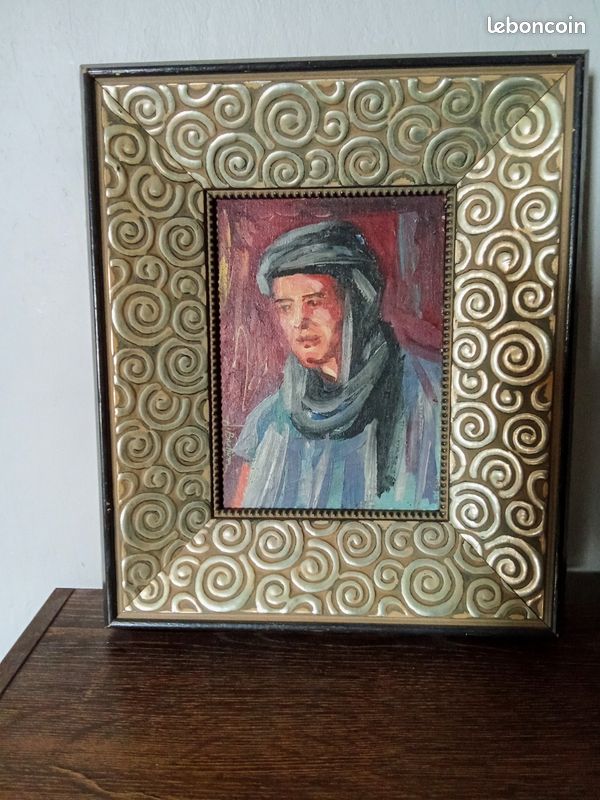 Peinture a l'huile Touareg (image 1)