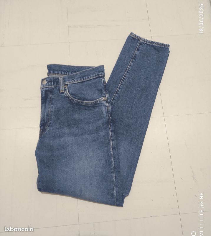 ✨ Jean Levi’s 512 Slim Taper – Bleu Brut Authentique – État Neuf – W31 L32 ✨ (image 6)