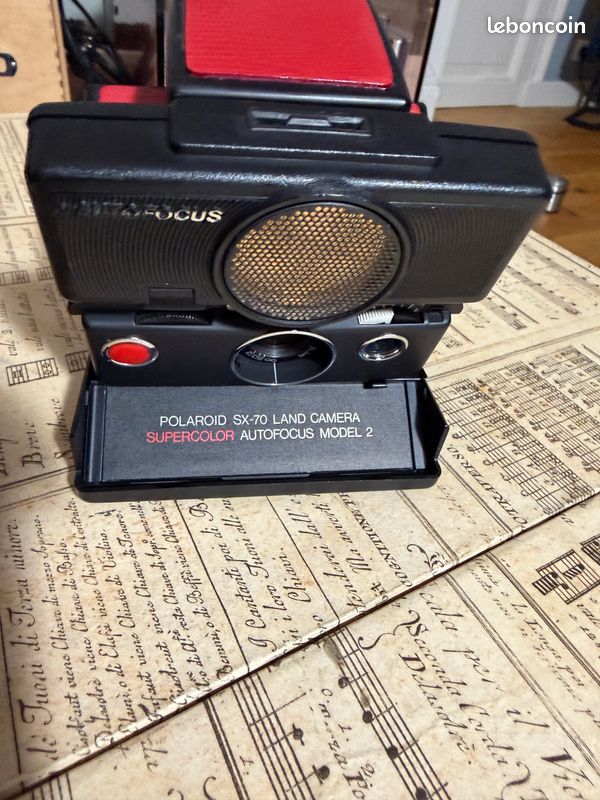 Polaroid SX-70 Land Camera Supercolor Autofocus Model 2. Révisé et parfaitement fonctionnelle (image 2)
