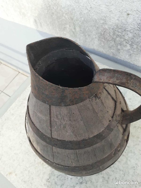 Cruche Broc a cidre ancien grand modèle (image 2)