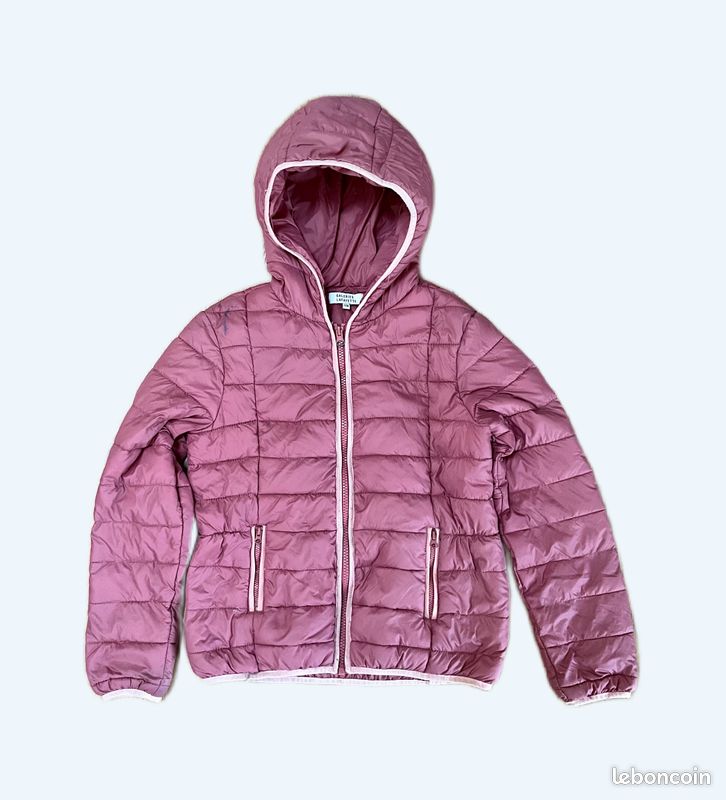 Doudoune Légère Doudoune Rose Fille Doudoune à Capuche Légère