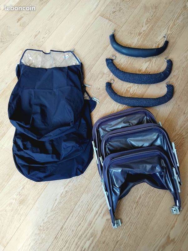 Poussette triple Bébé Confort – Transformable en poussette double – pratique (image 17)