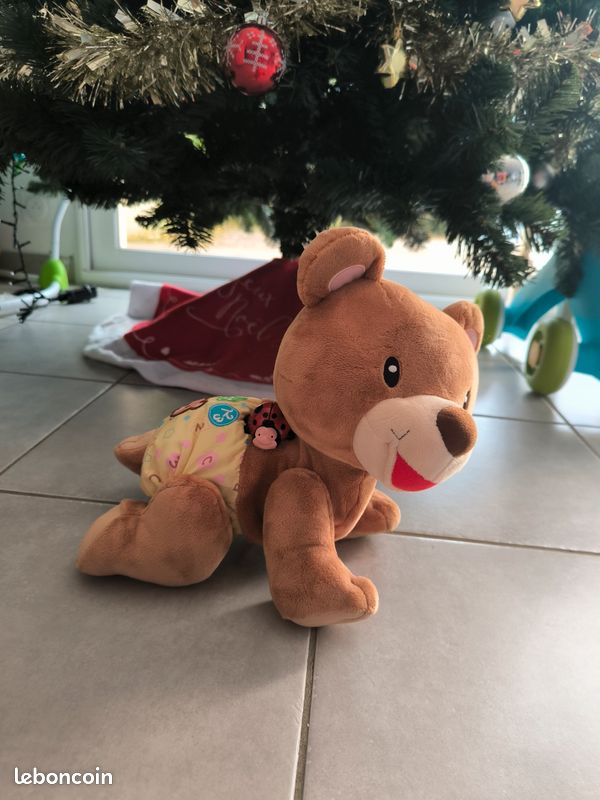 5000, VTech - Ourson, 1,2,3 Suis-Moi, Ours Brun en Peluche Qui Marche à 4 Pattes, Motricité Bébé, Jouet Interactif et Musical | Ascenda KIDS