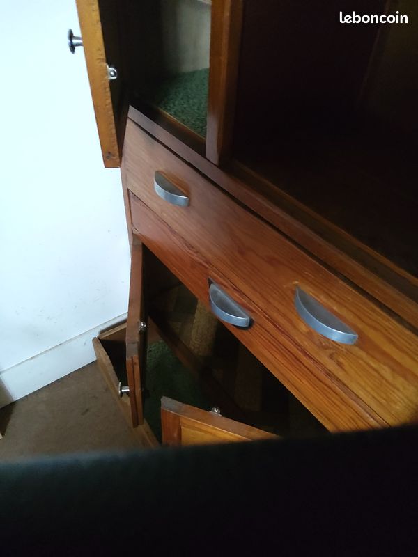 Armoire parisienne années 50 - 5 portes 3 tiroirs (image 7)