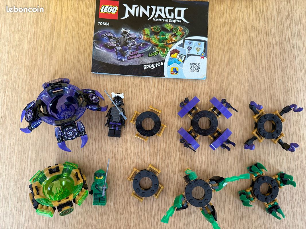 Lego Ninjago Spinjitzu Lloyd Lord Garmadon réf 70664 Jeux