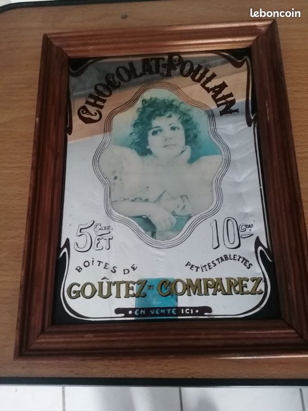 Cadre chocolat poulain tres bon etat (image 1)