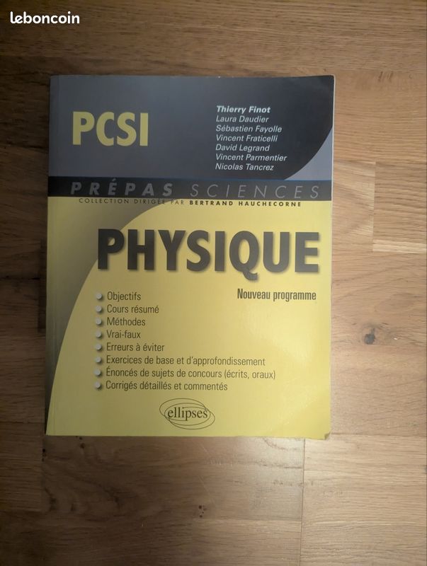 Manuels pour CPGE PCSI (image 9)