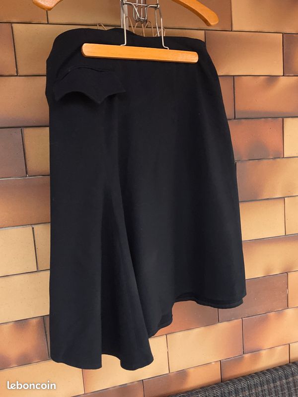 Jupe Noire Comptoir Des Cotonniers Taille 42 - Occasion Très Bon état