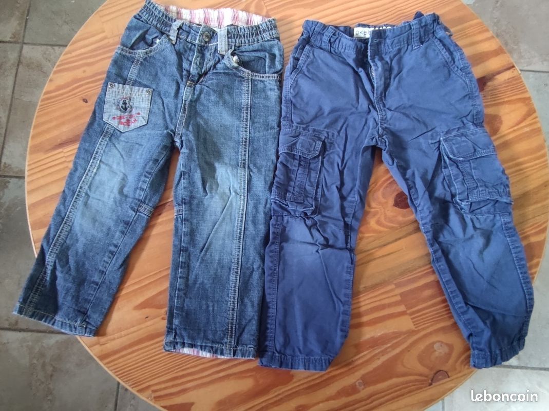 Lot de 2 pantalons 3 ans (image 1)