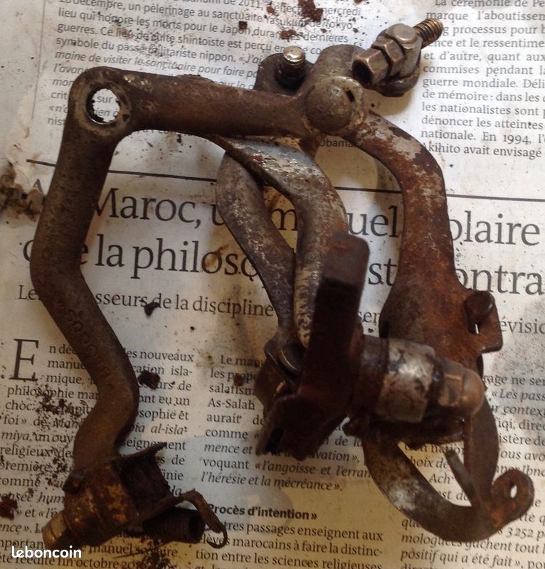 Ancien vélo étrier DAHIA frein arrière cable et levier altes fahrrad bici