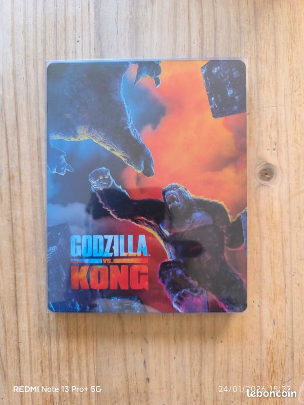 Steelbook blu-ray 4k Ultra HD Godzilla contre Kong (image 1)