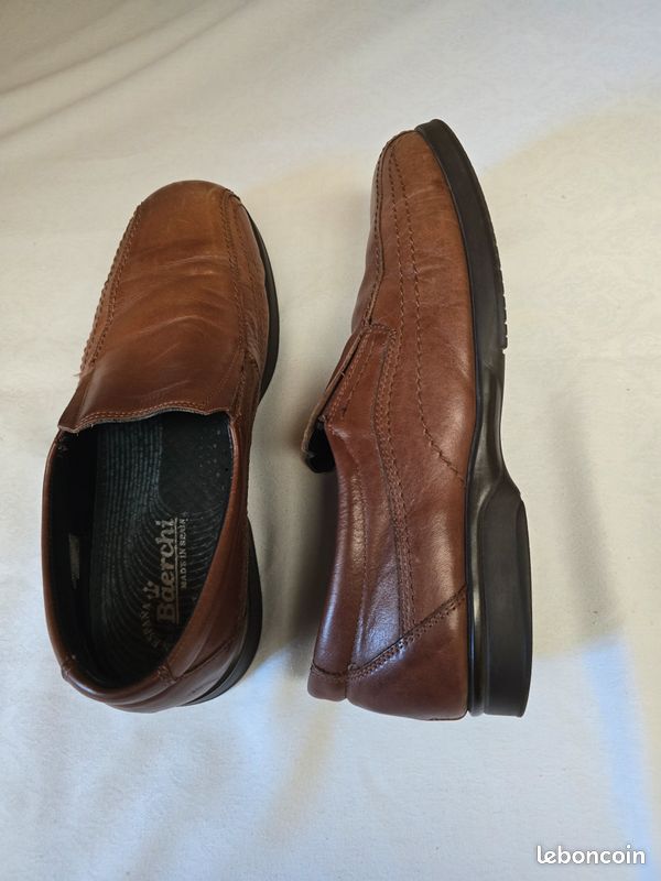 Mocassins homme cuir T 44 (image 6)