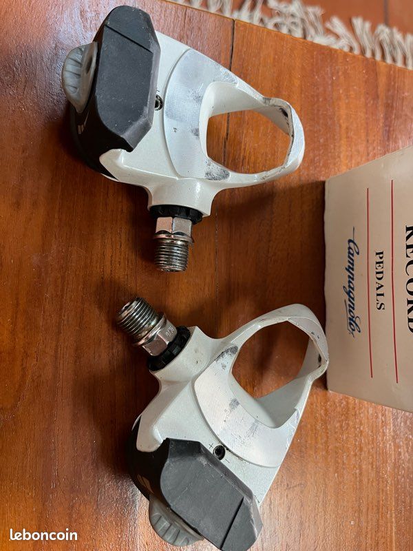 PÉDALES RECORD CAMPAGNOLO Superleggeri Acier Vintage Quill Vieux Vélo De Rout... EUR 110,49 - FR