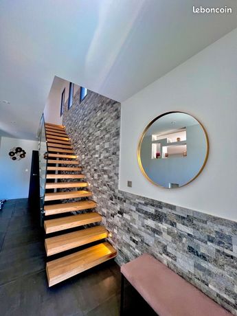 Villa contemporaine limite Biarritz avec piscine chauffée