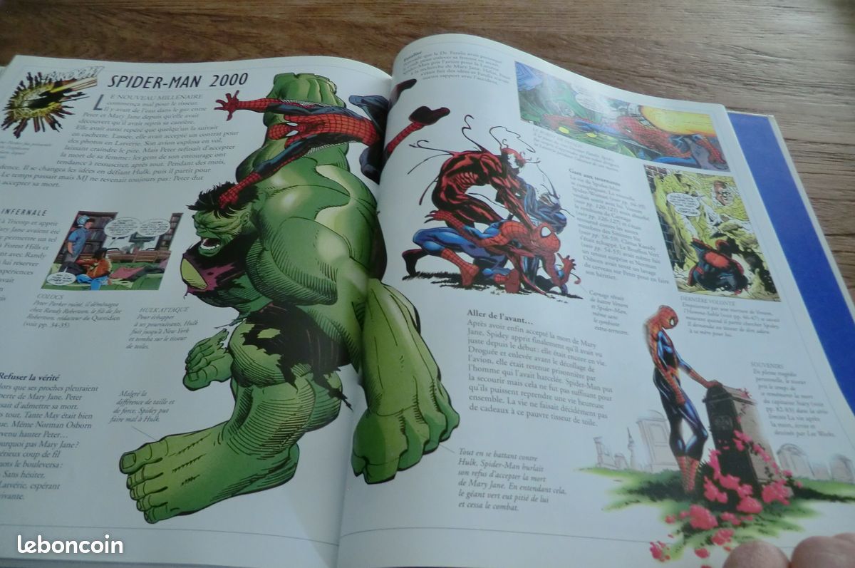 Gros album bd comics spiderman l 'encyclopédie de l 'araignée preface de stan lee (image 9)