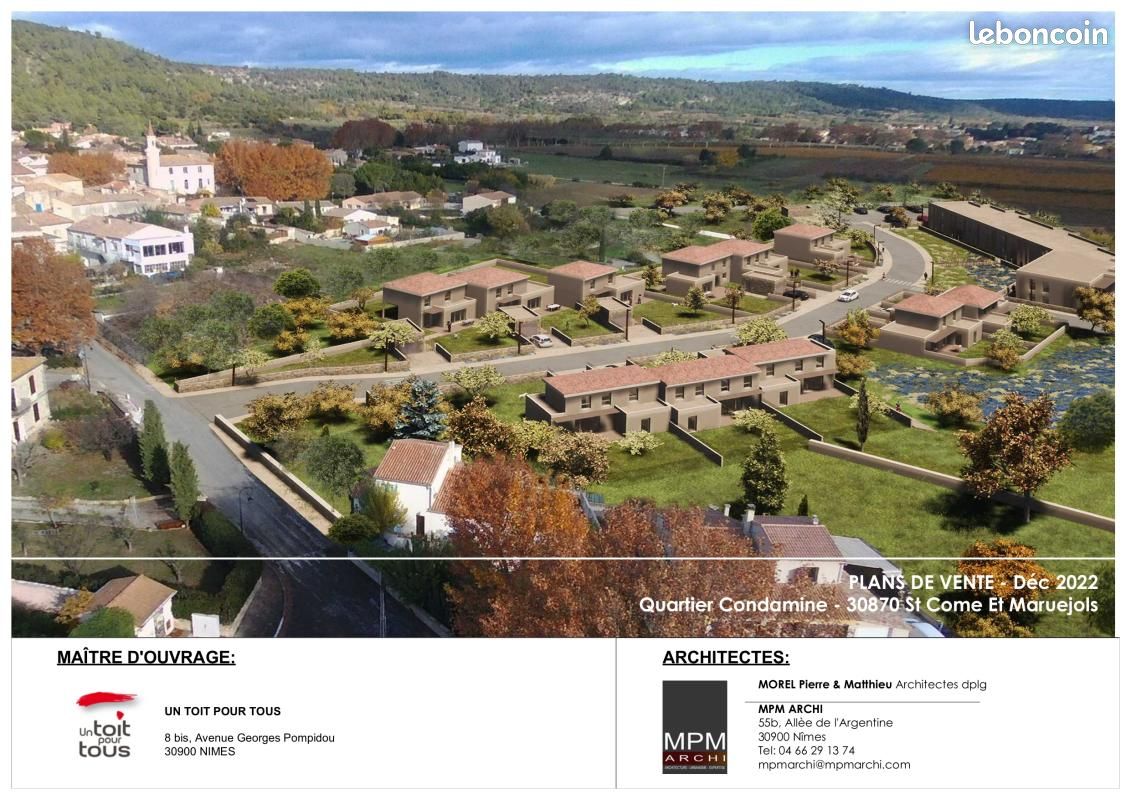 Terrain 418 m² Saint Come Et Maruejols · à Saint-Côme-Et-Maruéjols · 150 000 €