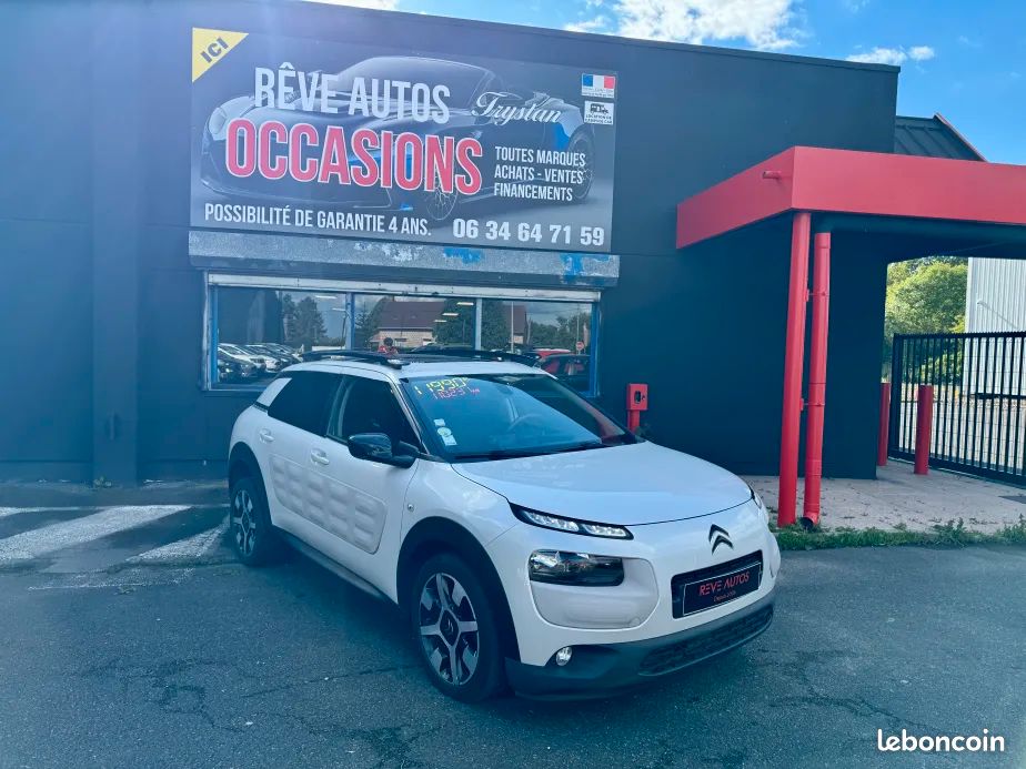 CITROEN C4 CACTUS 1.6L BLUEHDI 100 CH FEEL LIMITED EDITION 12/2016 110200KMS DISTRIB NEUVE 10990e GARANTIE 6 MOIS TOTALE POSSIBILITĂ EXTENTION DE GARANTIE / REPRISE POSSIBLE (image 1)