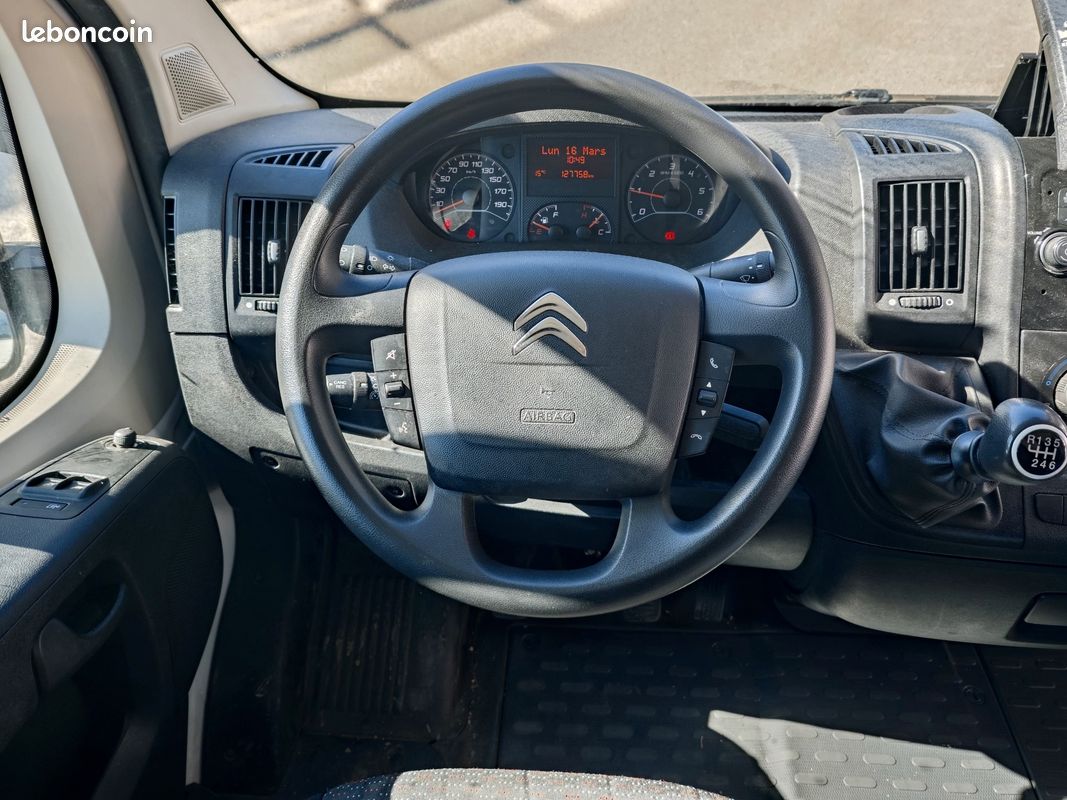 Citroen jumper vu 2.0l hdi 160ch - l3h2 - 16 188 ttc (tva recup.) - cam recul - 1ėre main - entretien 100% citroën (image 4)