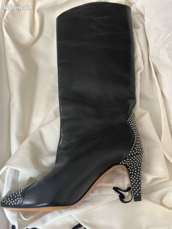 Bottes 37 cuir noires neuves Isabel Marant (image 4)
