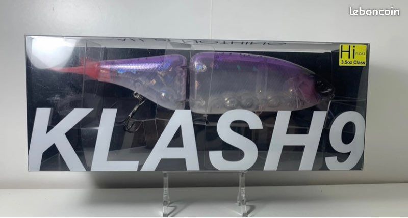 DRT KLASH9 SMOKING GHOST Color 4 oz Big Swimbait Low Float Japan