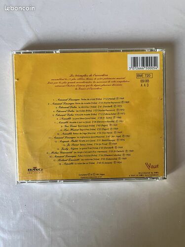 [CD audio] Les triomphes de l'accordéon - Les 18 plus grands succès CD - Bon état (image 2)